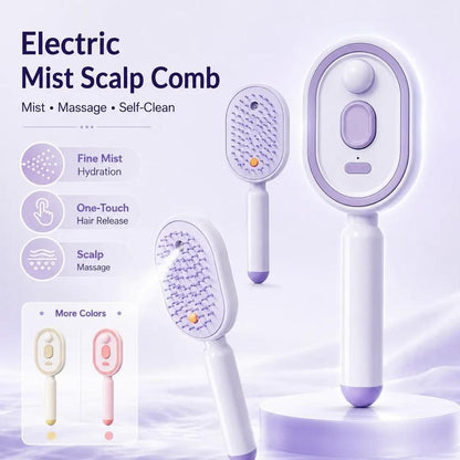 AVHVA®  4-in-1 Electric Hair Straightener Massage Keratin Brush