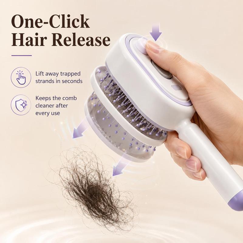 AVHVA®  4-in-1 Electric Hair Straightener Massage Keratin Brush