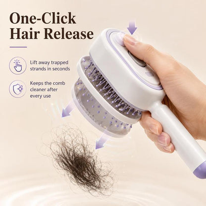 AVHVA®  4-in-1 Electric Hair Straightener Massage Keratin Brush